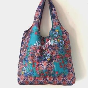 Johnny Was Indi Flour Reusable Travel/Beach/Every day Foldable Tote Bag
